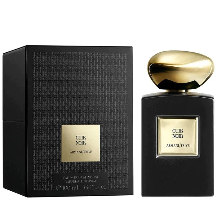 Cuir Noir Giorgio Armani